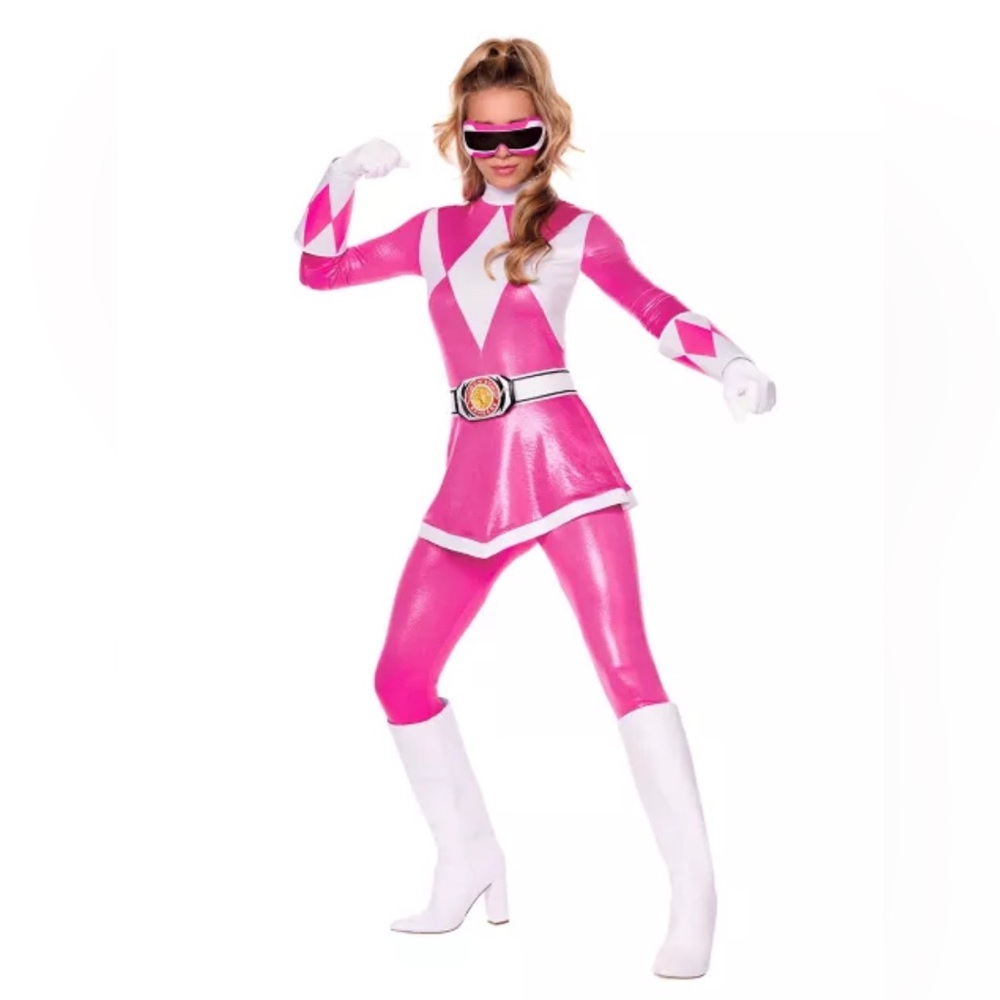 Adult Pink Power Ranger Costume - Mighty Morphin Power Rangers